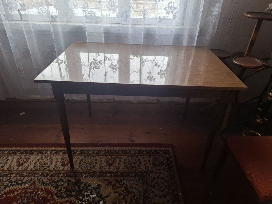 Stół rozkładany PRL w stylu vintage