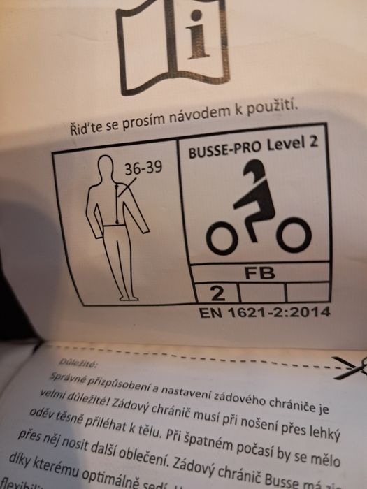 J.nowa!Kamizelka ochronna ochraniacz pleców konna na konia Busse Pro