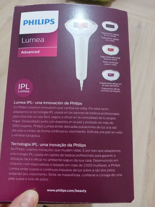 Philips Lumea Advanced com 3 acessórios