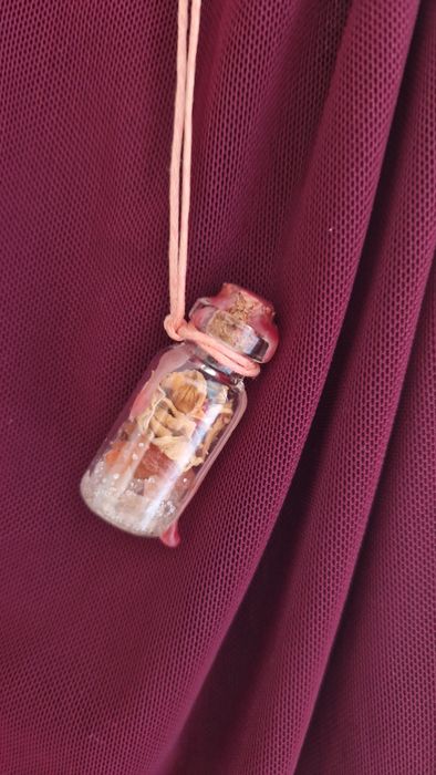 Naszyjnik buteleczka Handmade