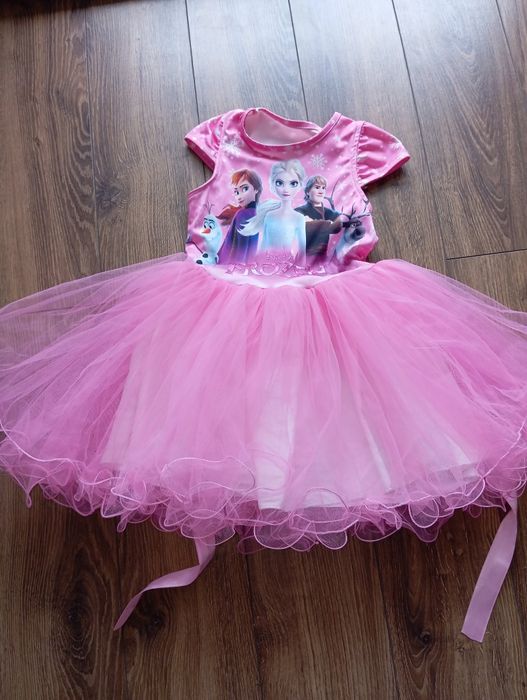 Piękna sukienka Elsa i Anna kraina lodu Frozen 2,5-5 lat