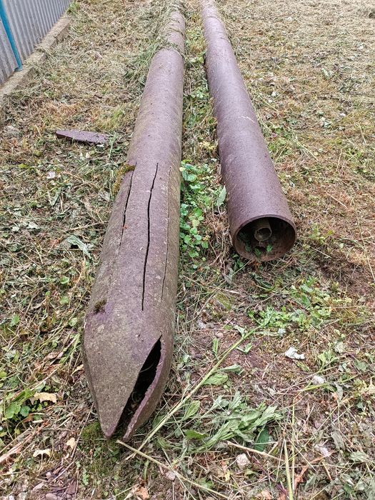 Труба грубостінна металева 220мм для свердловин
