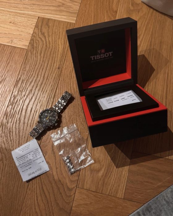 Tissot watch silver
