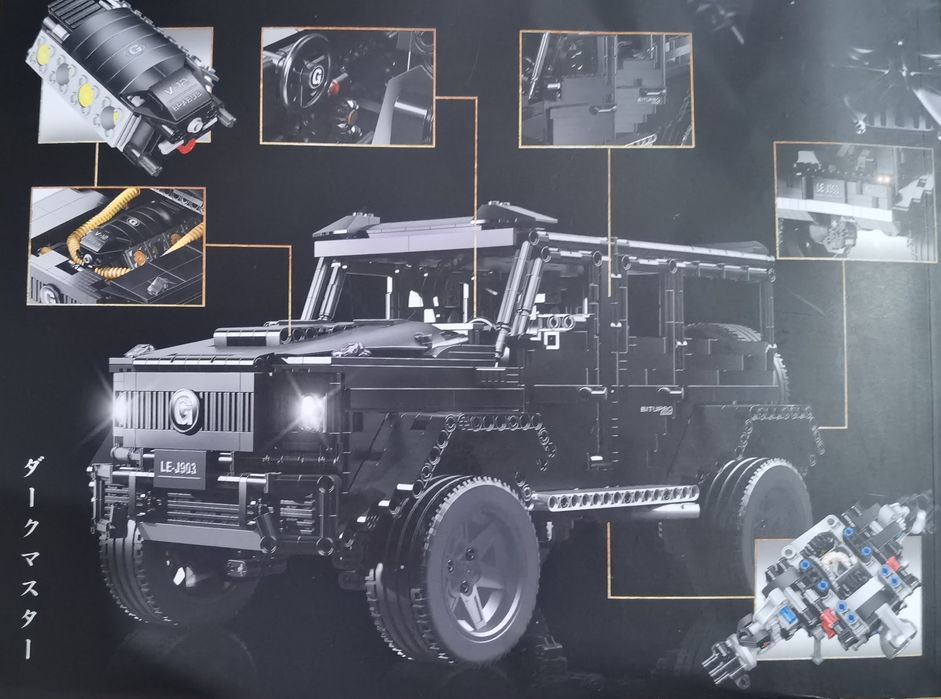 Nowe klocki konstrukcyjne /technic samochód komp. z LEGO