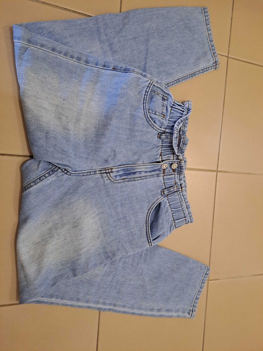 Calças Confortáveis Azuis Claras