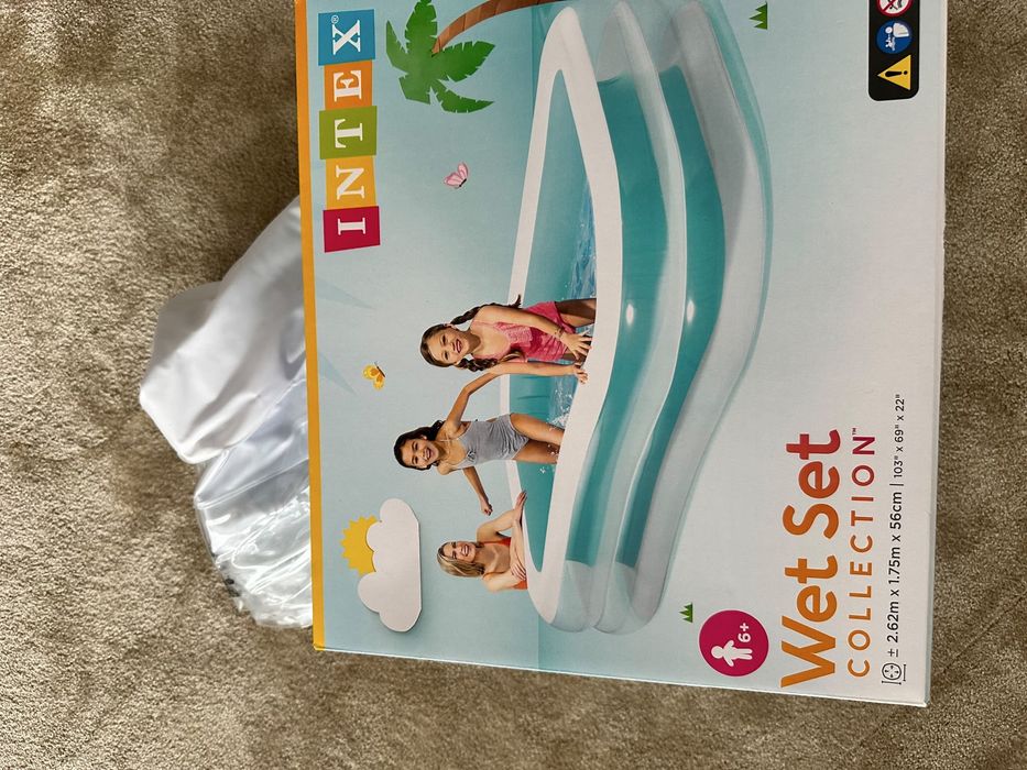 Piscina Insuflável Intex Wet Set Family 262 x 175 x 56 cm