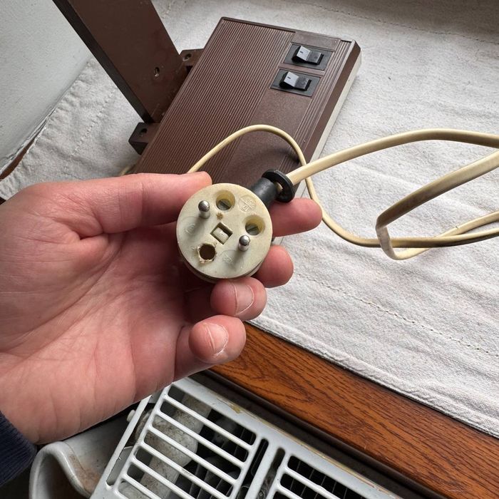 Lampa biurowa Polam Pułtusk, lata 70- 80 PRL