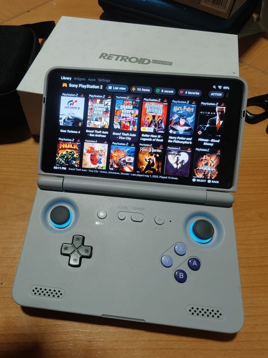 Retroid pocket flip 2+ cartao 512gb jogos configurado