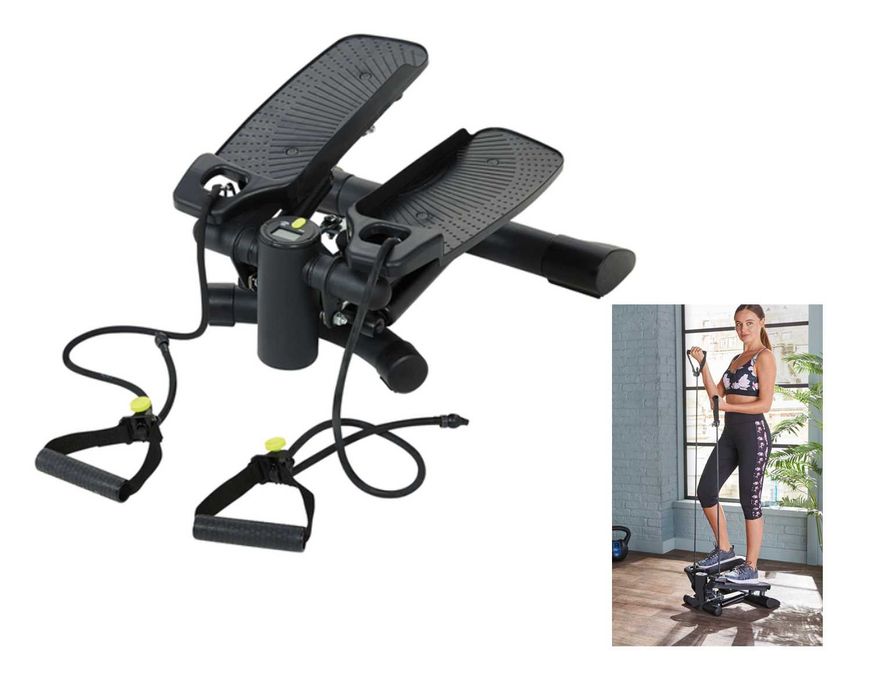 Stepper PROSTY +SKRĘTNY steper swing schody linki licznik 2w1 DPD