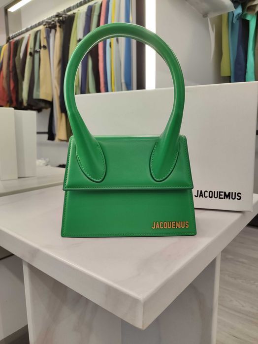 Сумка Jacquemus Le Chiquito Medium leather bag Green
