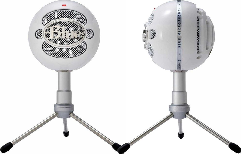 Високоякісний настільний мікрофон Snowball iCE від Blue Microphones. для стримінга, подкастів, запису вокала, відеоконференцій та спілкування.