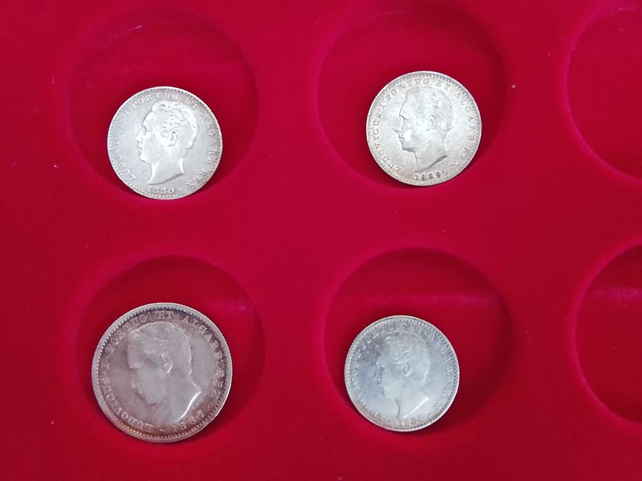 Moedas monarquia D Luís I