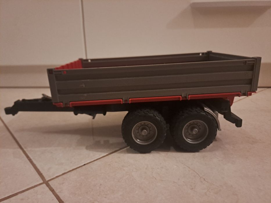 Ciągnik traktor Ferguson 7480 tur przyczepa Bruder