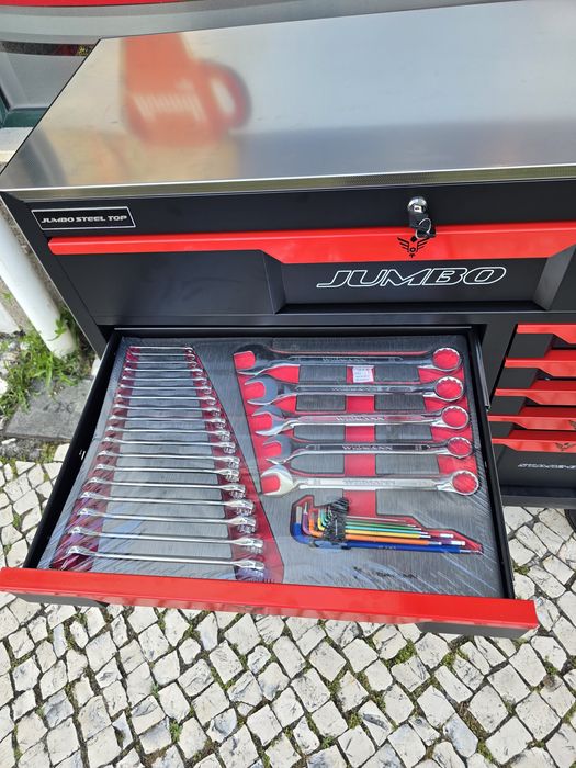 Carrinho de ferramenta XXXL 11 gavetas completas novo