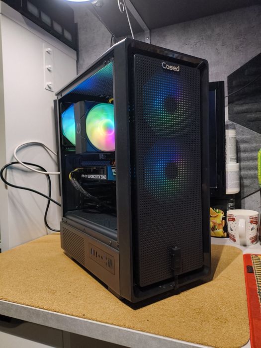 Okazja !!! Komputer do Gier RTX5060 8gb Ryzen5 16gb ram dysk 1tb ssd