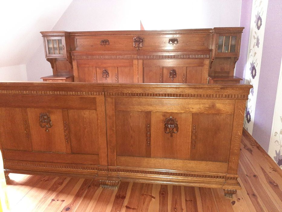 Wyjątkowy zestaw łóżko + komoda