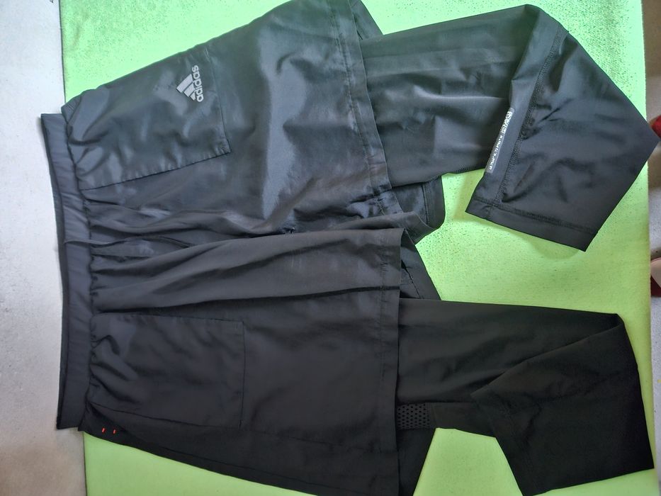 Męskie getry do biegania, Adidas 2XL odblaski trening