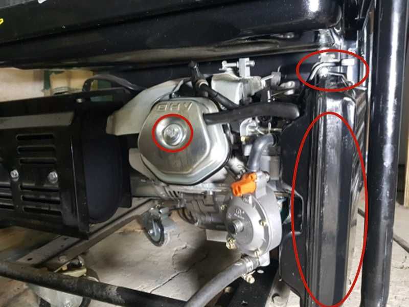 Газовий карбюратор для генератора від 4 до 8 кВт