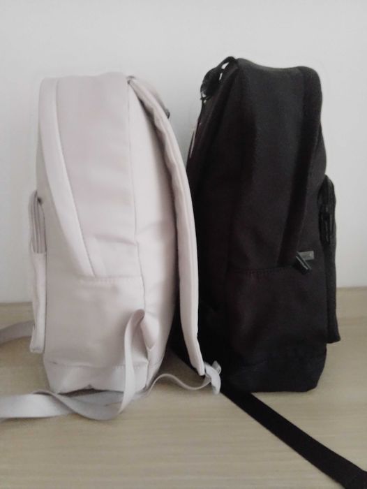 1/2 ceny sportowy beżowy szary plecak Sprandi 38x28x15cm gruby materiał