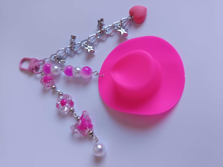 Brelocze różowy zapraszam