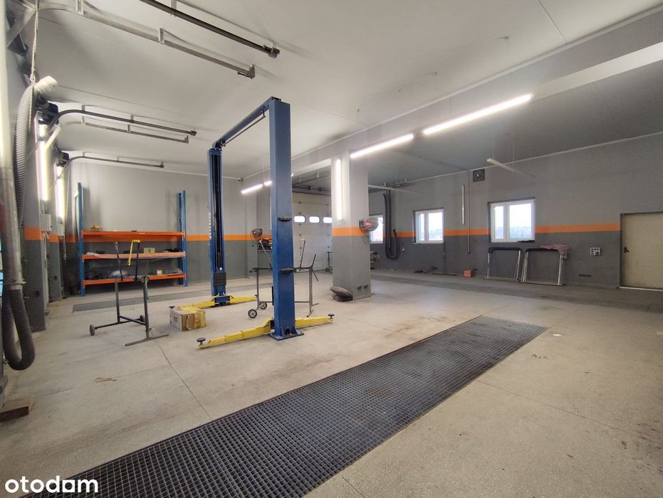 Warsztat samochodowy z komorą lakierniczą + hostel pracowniczy