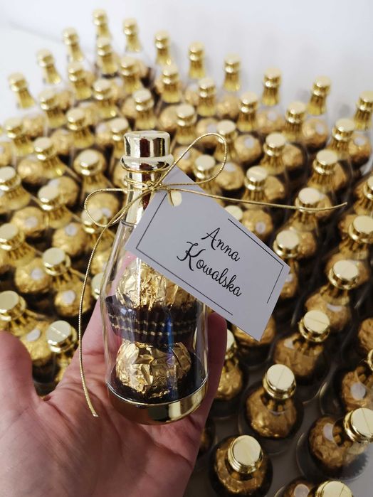 Podziękowanie dla gości Ferrero Rocher Haribo z winietką