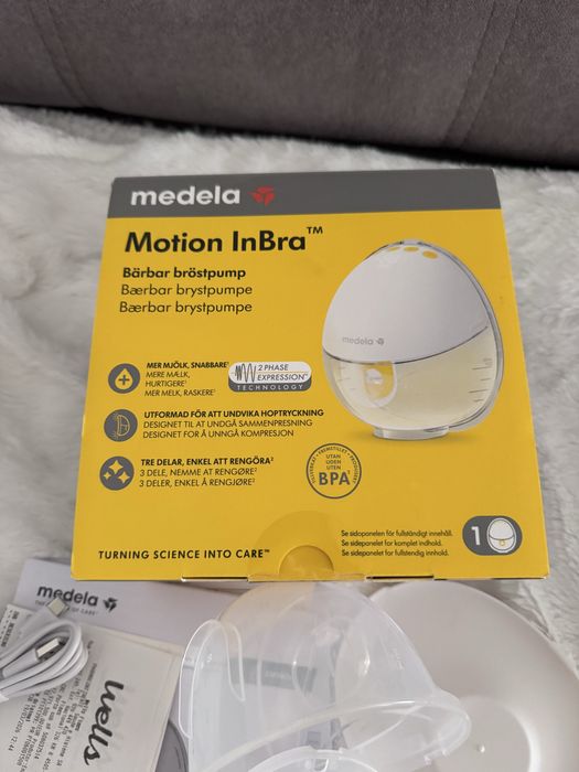 Extrator de Leite Portátil Medela Motion InBra Sem Fios – Novo