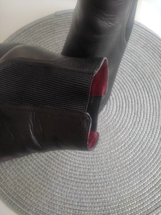 Botki Zara 40 skóra