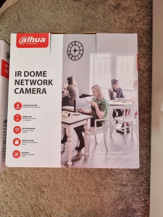 Sprzedam 4 kamery IP 4Mpx DAHUA Wi-Fi DH IPC-HDBW1430DE-SW