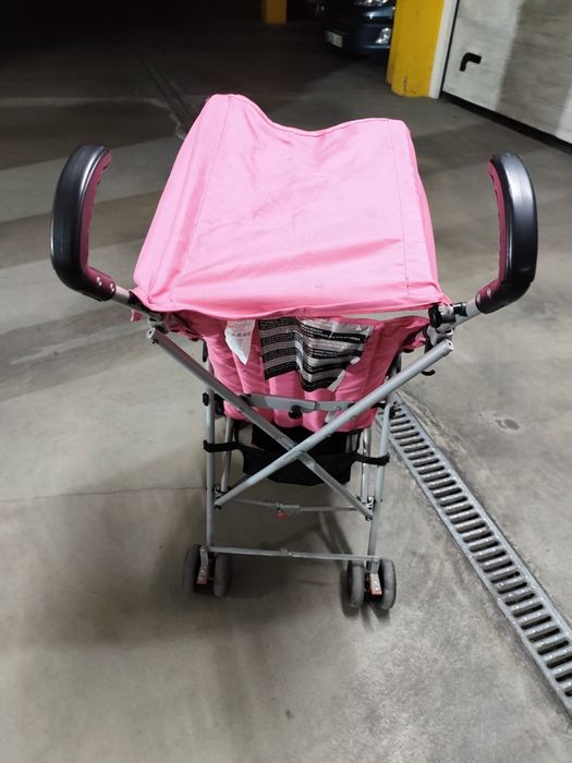 Carrinho bengala rosa