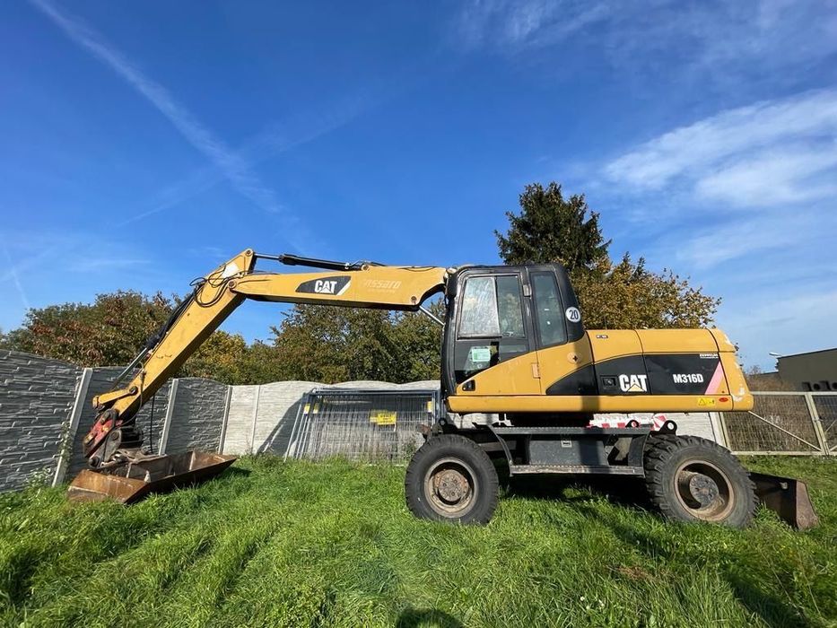Caterpillar M316D  9800H! z Niemiec | Widły i łyżka hydrauliczna!! Okazja