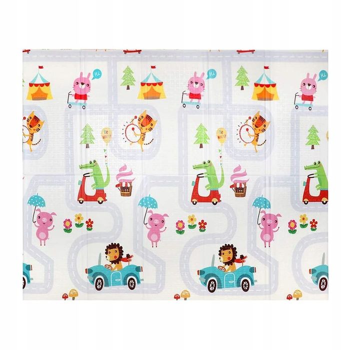 Piankowa Mata Edukacyjna Składana Xpe 200x180 Cm