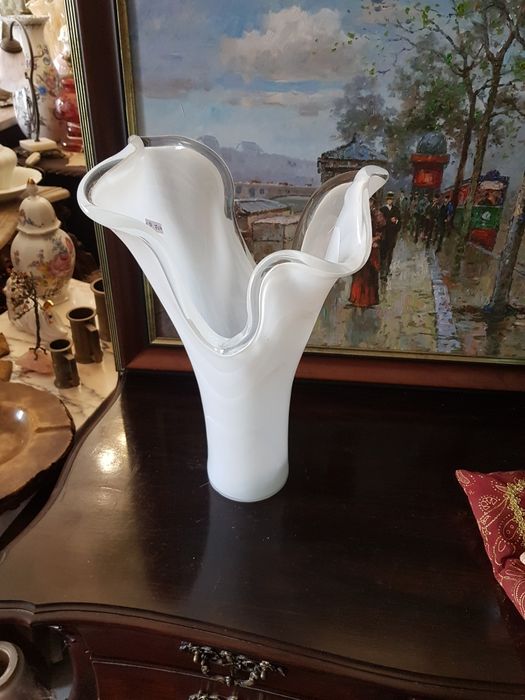 Jarra em vidro murano nova