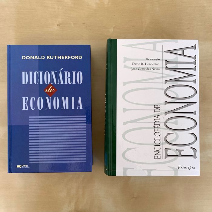 Lote de Livros de Economia – Fundamentos e Grandes Economistas