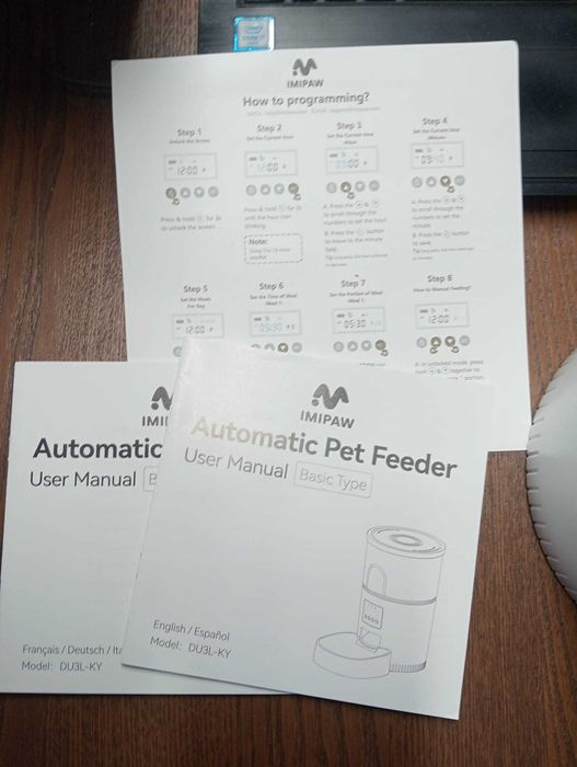 Alimentador Automático IMIPAW 3L – Taça BPA-Free (Branco)