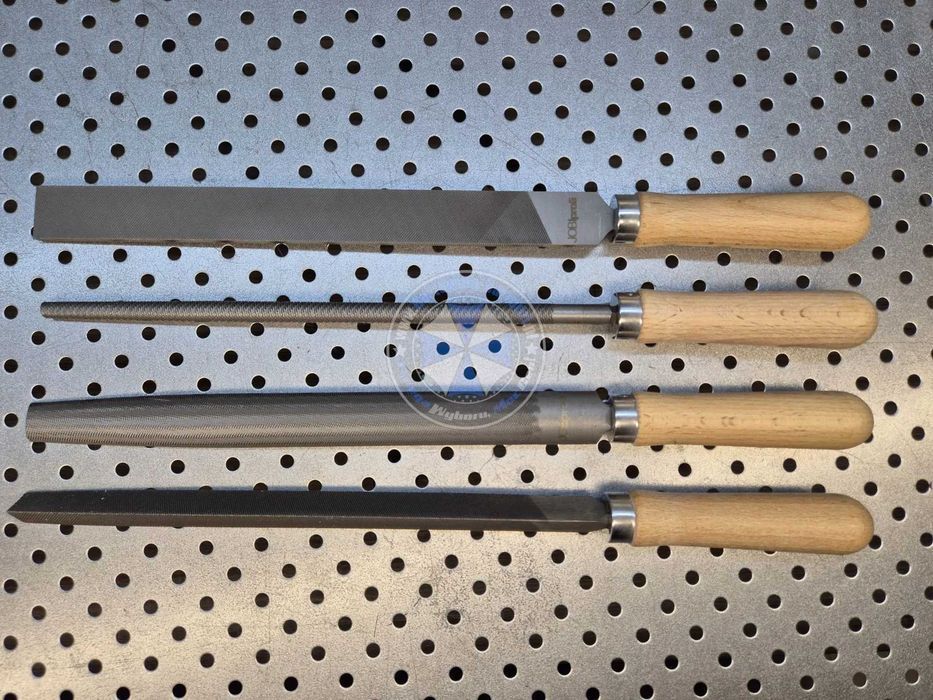 Pilniki do metalu 250mm 66HRC 4szt zestaw pilników do metalu pilnik