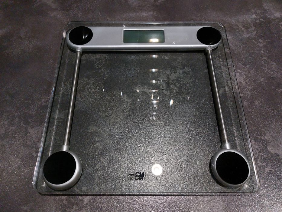 Waga łazienkowa CLATRONIC, szkło hartowane, max.150 kg