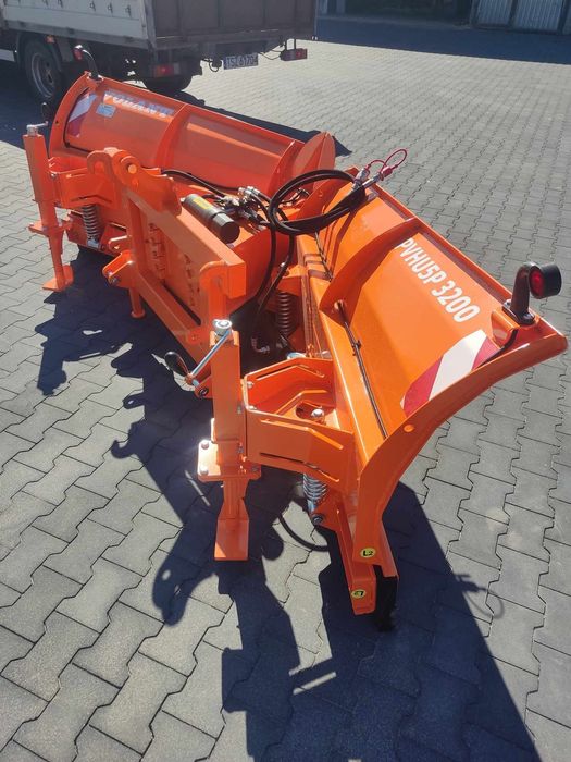 Solidny pług do śniegu hydrauliczny komunalny strzałka 3.2 m GWARANCJA