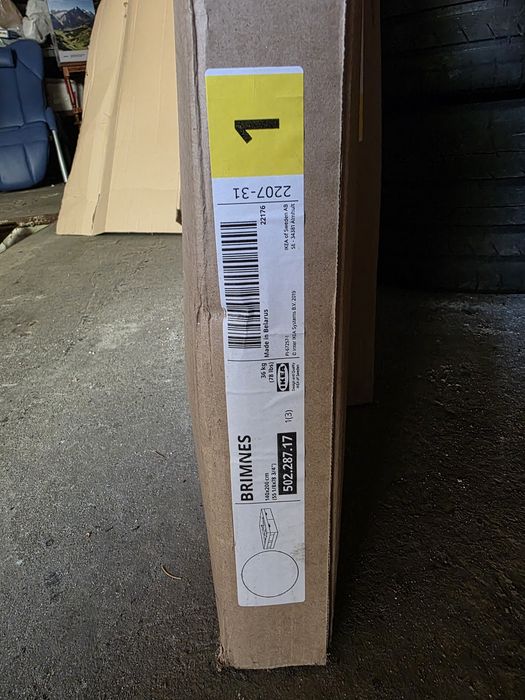 Абсолютно НОВЕ ліжко IKEA BRIMNES 140x200 | Упаковка | З шухлядами
