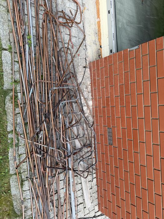 Rurki miesziane z demontażu różne rozmiary