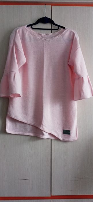 Sweter Pudrowy Róż