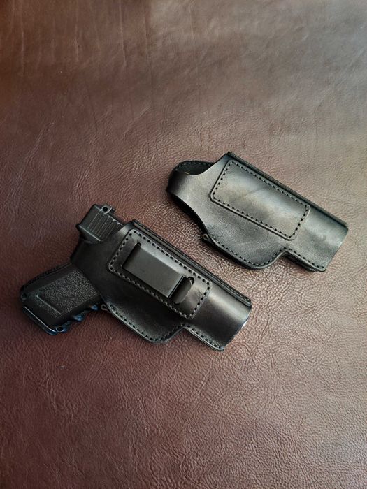 Шкіряна кобура  Glock 19, Глок 17, Форт 17, CZ P-10 C, H&K SFP 9