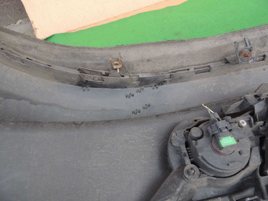 Zderzak przód przedni Peugeot 207 06,07,08,09 CZARNY EXL EXLD