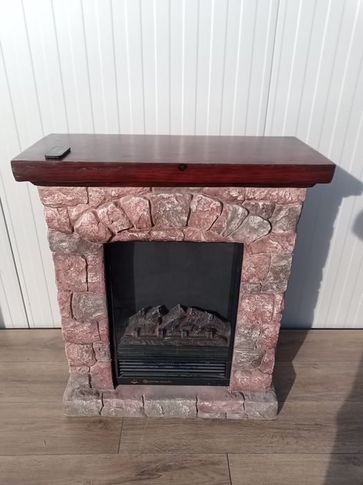 Kominek Elektryczny EL FUEGO LUGANO 1.8kW z termostatem Gwarancja !LED