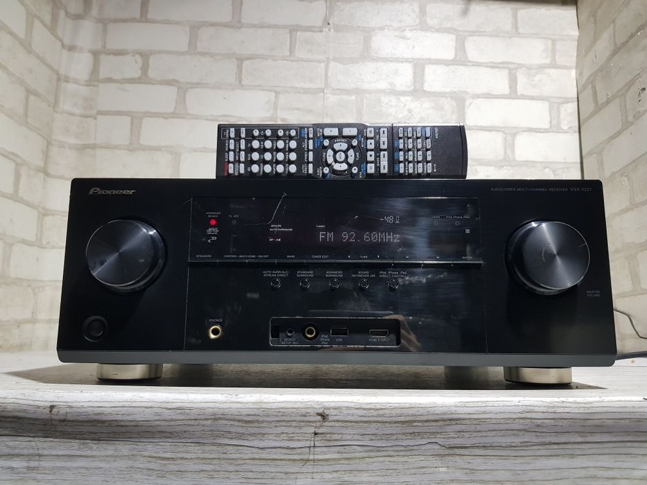 Пульт!7.1AV Ресивер Pioneer VSX-1021-K. 7*150 Ват! USB , HDMI