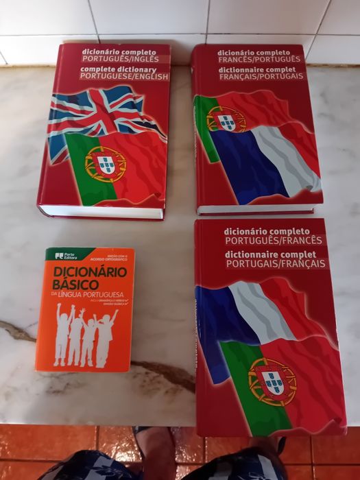 Conjunto de 4 Dicionários Diversos