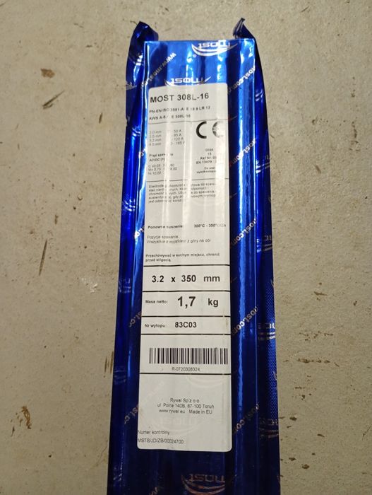 Elektrody do stali nierdzewnej Most 3.2