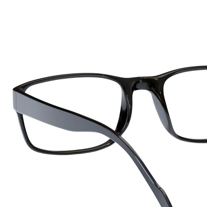 Damskie okulary do czytania +0.5 czarne havana filtr światła