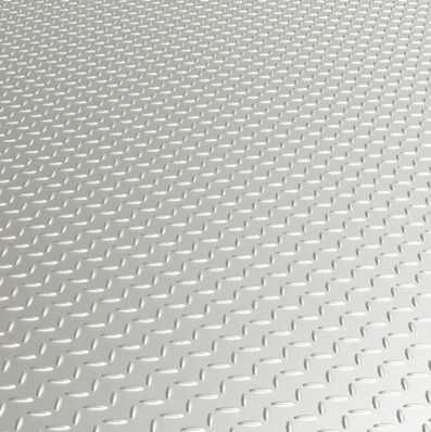 Blacha nierdzewna kwasoodporna ryflowana 2000 x 1000 x 4 mm (gat. 304)