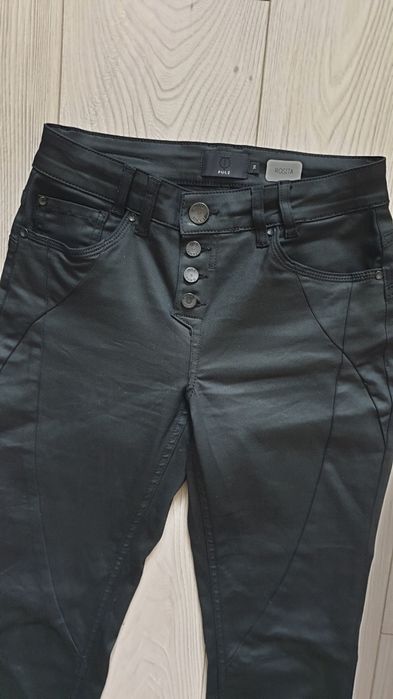 Pulz Rosita skinny Jeans coated czarne 34